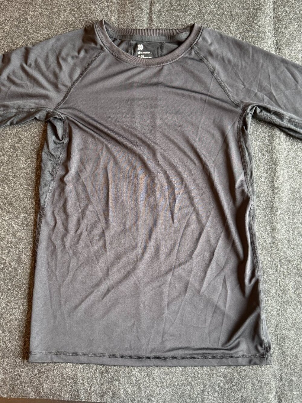 All In Motion Youth XL Black Athletic Performance Shirt